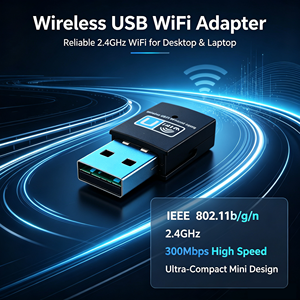 อะแดปเตอร์ WiFi IFA01 300Mbps แบบ USB 2.0 ในตัว การ์ดเชื่อมต่อเครือข่ายไร้สาย - Product Image 5