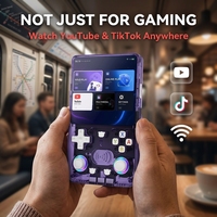 Consola de Juegos Portátil PSP Arcade Android 10, Pantalla IPS de 4.2 Pulgadas, Más de 30 Emuladores, Más de 20000 Juegos, WiFi, YouTube, TikTok, Joystick RGB, Reproductor Retro