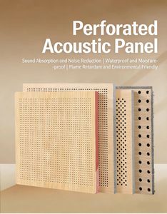 Paneles Acústicos Perforados: Absorbentes de Sonido, Ecológicos e Ignífugos, Ideales para Salas de Ópera y Estudios de Grabación. - Product Image 2