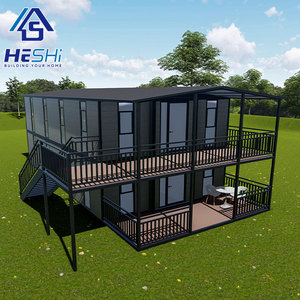Casa Container Prefabbricata Espandibile Pronta per l'Uso, 40Ft/20Ft, 2-5 Camere da Letto, Villa Prefabbricata Portatile - Product Image 3