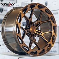 Jantes forgées Machine Bronze RFX 19 5x112 5x114.3 5x120 Deep Concave 18 19 20 21 pouces pour Benz W205/W206 CLA AMG C43/C63