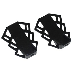 Support de pédale arrière pliable pour vélo, en acier au manganèse noir, accessoires pour vélo de montagne et vélo pour enfants - Product Image 2