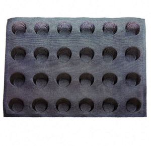 Molde para Hornear de Silicona Platino de 24 Cavidades, Resistente a Altas Temperaturas, Herramientas de Fibra de Vidrio Transpirables para Repostería - Product Image 3