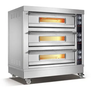 Customize Reasonable Price Berjaya Gas Oven Deck Electric Pizza Oven Single Deck Commercial Deck Bread Bakery Baking Oven