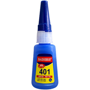 Pegamento de cianoacrilato Baihebe 401, 20g, secado rápido para metal, plástico, cerámica, zapatos, reparación de bricolaje con 2 goteros - Product Image 4