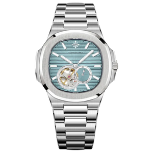 นาฬิกาข้อมือผู้ชายอัตโนมัติ รุ่น Alexander Ferros 6312S/13 ขนาด 40 มม. ตัวเรือนสแตนเลส สายแบบผีเสื้อ กระจกแซฟไฟร์ กันน้ำ ระบบจักรกล แสดงผลแบบอนาล็อก - Product Image 1