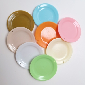 100 Pièces Mini Assiettes en Plastique pour Mini Aliments, Modèles de Tortues Miniatures pour <span class=keywords><strong>Cuisine</strong></span>, Miniatures de Jardin Féerique, Maison de Poupée DIY - Product Image 5