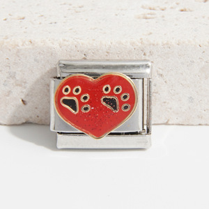 Stainless Steel Modular Bracelet Heart Shape Unisex DIY Jewelry Gift - Product Image 3