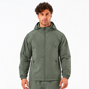 Chaqueta de Motociclista Formal para Hombre, Talla Grande, de Lona Delgada, con Capucha, Resistente al Viento, Impermeable y Transpirable, para Senderismo al Aire Libre - Product Image 4