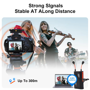 Portable Wireless Video Extender 5.8Ghz 300M 1080P Wireless Transmitter Receiver Support One-to-many <b>for</b> SLR <b>Cameras</b> <b>PC</b> to TV - Product Image 5