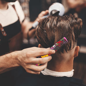 Sikat pembersih rambut grafiti pria, alat perawatan jenggot & jenggot plastik 2 in 1 - Product Image 6