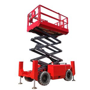 Wanlift Factory New All Rough Terrain 4X4 Electric Kubota <strong>Engine</strong> Steel Aerial Crawler Scissor <strong>Lift</strong> Platform 2000KG Lifting - Product Image 3