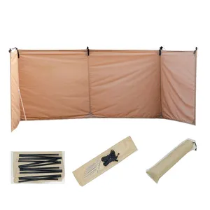 Outdoor OEM ODMFoldable Eco-friendly Beach Wind Screen Fence Windscreen Camping outdoor Wind Screen