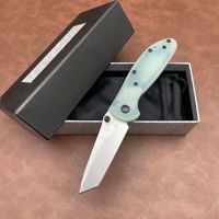 Couteau pliant 557 BM avec manche G10, couteau de camping extérieur EDC, logo personnalisé, vente en gros, Bugout