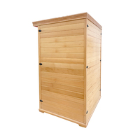 Sauna sec en bois de pruche canadienne pour 2 personnes, infrarouge à spectre complet, pour intérieur