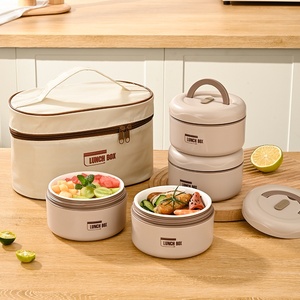 Boîte <span class=keywords><strong>Repas</strong></span> Bento Isotherme Portable de Haute Qualité avec Revêtement Intérieur en Céramique Multi-Couches pour la Conservation Alimentaire et la Préparation des <span class=keywords><strong>Repas</strong></span> - Product Image 4