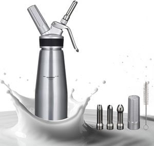 Meilleur vendeur 500ml professionnel aluminium crème mousseur pistolet fouetté distributeur de crème en aluminium crème fouettée fouet - Product Image 1