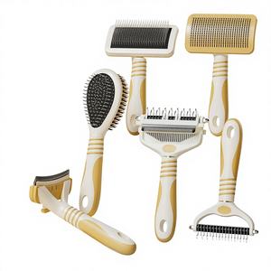 Nouvelle <span class=keywords><strong>brosse</strong></span> démêlante et massante pour chiens et chats – Élimine les nœuds et favorise la circulation sanguine - Product Image 1