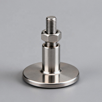Pied de nivellement réglable en acier inoxydable pour machine industrielle OEM