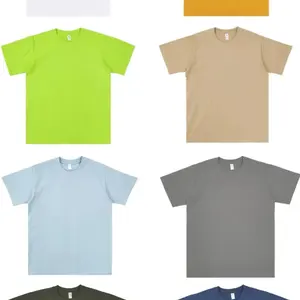 자수 새로운 사용자 정의 로고 화이트 남자 체육관 T 셔츠 대량 210gsm 250gsm 300gsm 100 면 티셔츠 대형 빈 티셔츠 남성용