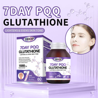 Capsules de suppléments de santé OEM 20 50 100 200 mg Pyrroloquinoline Quinone (PQQ) Q10 Produits de beauté