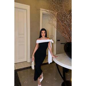 Robe de soirée midi bicolore Brianna - Product Image 2