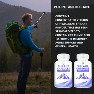Hot Selling 2000MG Pure Shilajit Capsules Healthcare <b>Supplement</b> Promote Immunity Aging Support and Boost Energy Levels - Product Image 3