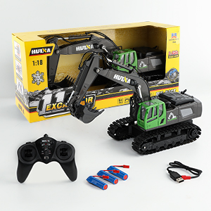 colorful RC Excavator 1558 GREEN