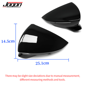 Negro brillante lado espejo retrovisor espejo caso de la cubierta para reemplazar <span class=keywords><strong>SEAT</strong></span> Leon MK3 5F ST <span class=keywords><strong>FR</strong></span> Ibiza Cupra Mk5 <span class=keywords><strong>Arona</strong></span> KJ7 2017-2020 - Product Image 4