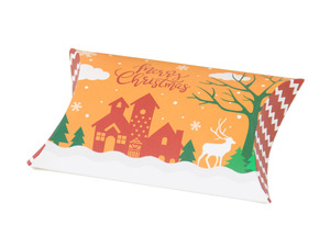 <strong>Cheap</strong> Paper <strong>Pillow</strong> Personalized Merry Christmas Chocolate Candy Box Packaging for Gifts - Product Image 2