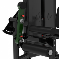 Machine à extensions de jambes assise à charge libre pour entraînement des quadriceps, équipement de musculation pour clubs de fitness, salles de sport et studios