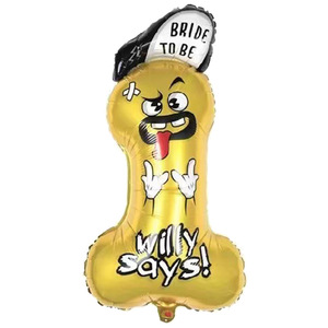 Fratello grande onda ragazza Film in alluminio palloncino modellante per adulti <span class=keywords><strong>palloncini</strong></span> per addio al nubilato decorazioni per feste - Product Image 6