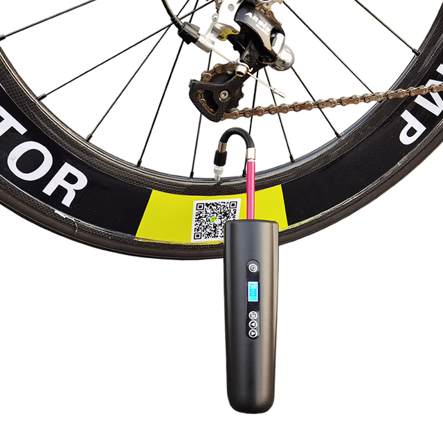 Free Custom logo 150PSI Smart Portable Electric Wireless Mini Car Bike Tire Inflator Bicycle air Pump