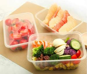 Wholesale clear <b>Lid</b> Polypropylene <b>Plastic</b> Takeout <b>Container</b> Disposable Takeaway Lunch <b>Food</b> <b>Containers</b> Boxes <b>with</b> <b>Lid</b> - Product Image 3