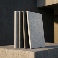 Panneau d'isolation extérieur en fibro-ciment et silicate moderne pour villa, ignifuge classe A, imperméable