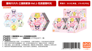 Caja de 8 Unidades al por Mayor LDCX Sanrio Personajes Vol.1 Flower Room Sweet Rest Time Series Caja Sorpresa Coleccionable Regalo de Cumpleaños Juguete - Product Image 2
