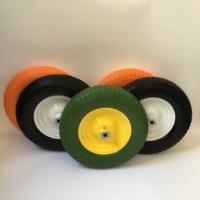 Roues en mousse PU 16x4.00-8 les plus populaires aux États-Unis, avec roulement à rouleaux, grande capacité de charge, compatibles FBA, pour chariot de manutention d'entrepôt