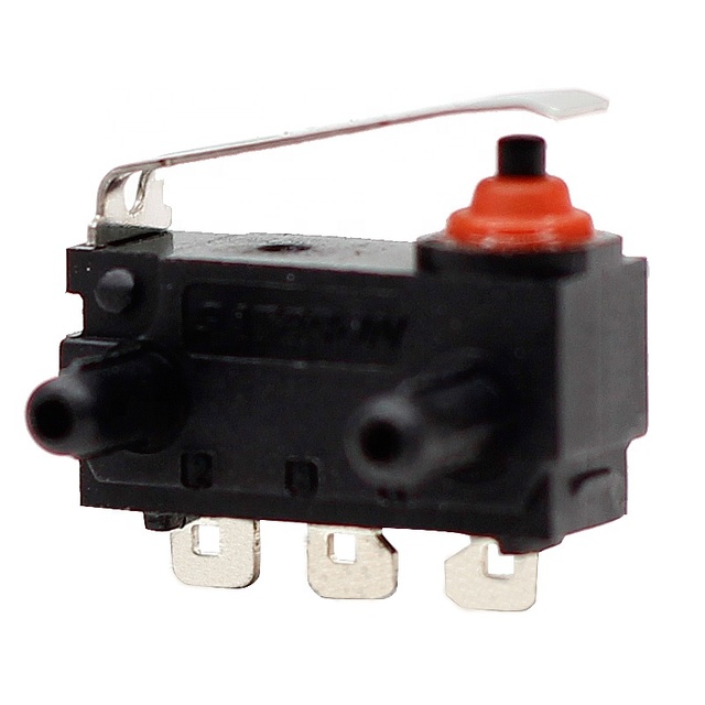 Mini Waterproof  Micro Switch  SPDT Simulated Microswitch Lever Long