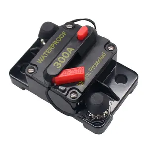 Disyuntor de CC para barco marino, Audio automático, 12V, 24V, 48V, 300A Amp