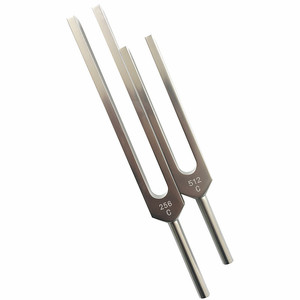 Aluminum alloy 256 tuning fork, 512 tuning fork, teaching tuning fork set, <b>physics</b> experiment tuning fork, <b>physics</b> experiment - Product Image 2