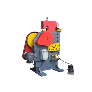 Punzonadora y cizalla Máquina cortadora de acero de canal Ángulo de hierro Ángulo de acero redondo Máquina cortadora y punzonadora de viga en I - Product Image 4
