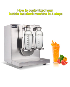 Hiệu quả cao 2 đầu sữa LắC TrộN Máy uống Mixer bong bóng trà Lắc máy - Product Image 6