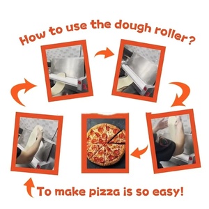 Máquina Comercial de Acero Inoxidable APD40B de 15 Pulgadas para Hacer Masa de <span class=keywords><strong>Pizza</strong></span> Semiautomática, Prensa y Formadora de <span class=keywords><strong>Pizza</strong></span> de Sobremesa - Product Image 3
