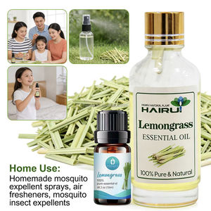 Aceite Esencial de Limoncillo al por Mayor para Aromaterapia en el Hogar, Spray Repelente de Mosquitos DIY y Ambientador, Repelente <span class=keywords><strong>Natural</strong></span> de Insectos - Product Image 1