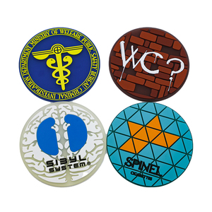 Posavasos de Té con Logotipo Personalizado de Anime, Forma Geométrica de Serpiente, Letras, Posavasos de Silicona de Goma PVC - Product Image 2