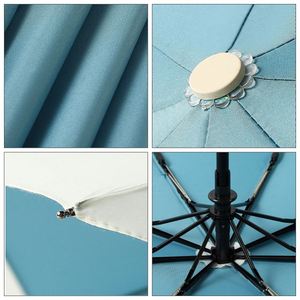 2026 Wholesale <b>Windproof</b> Safety Folding Tri-fold Automatic <b>Umbrella</b> with Multi Colors - Product Image 4