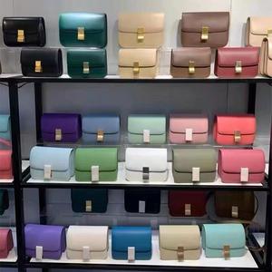 Sac à main design de luxe pour femmes, petit sac à bandoulière kaki, sacs d'usine de marque à bandoulière, sac tofu en cuir véritable, sac de bonbons pour femmes - Product Image 3