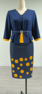 Vestidos de Estilo Africano Tallas Grandes Nuevo Diseño Vestidos para Mujeres de Mediana Edad - Product Image 4