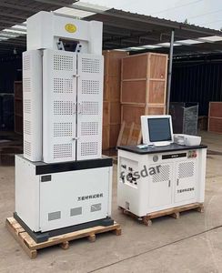 Máquina de teste material <span class=keywords><strong>universal</strong></span> usada testando as propriedades mecânicas dos materiais elástico, compressão, e dobra - Product Image 5