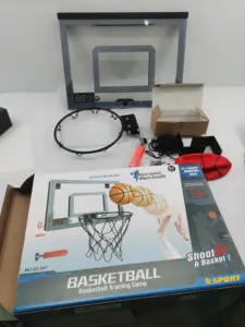 Kapalı Mini basketbol potası çocuklar ve yetişkinler için, basketbol potası seti kapı duvar oda elektronik skorbord